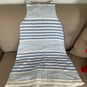 Vineyard vines, blue stripped dress, size 6